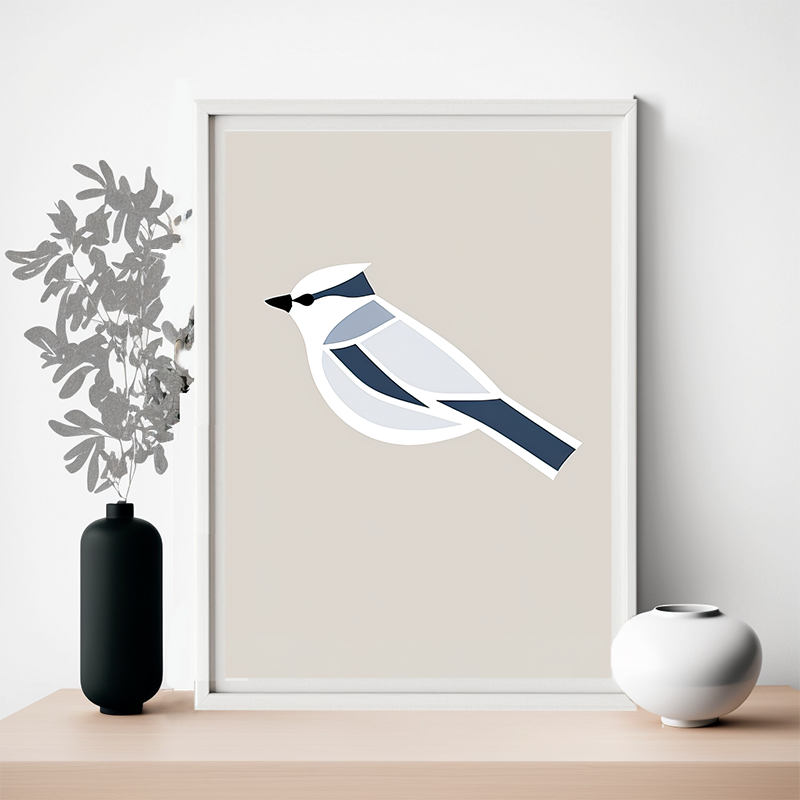 No.120 snowy bird