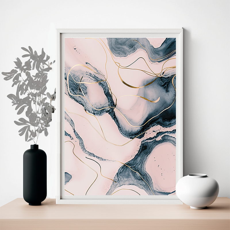 No.21 alcohol ink abstract_1 art poster