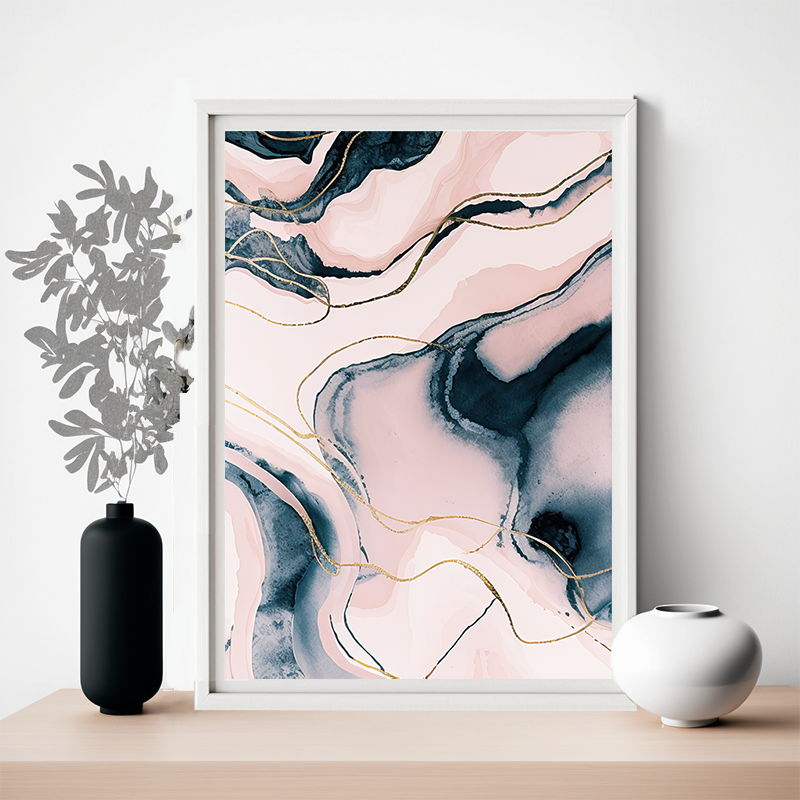 No.22 alcohol ink abstract_2 art poster