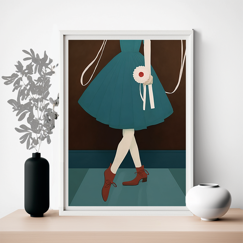 No.6 a girl art poster