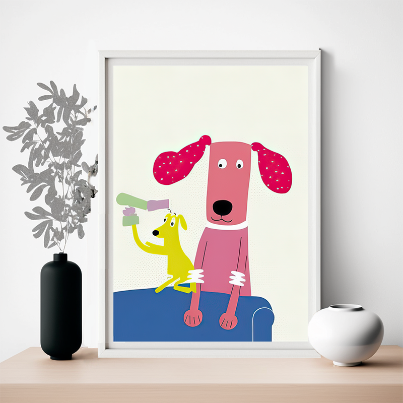 No.66 pinky dog