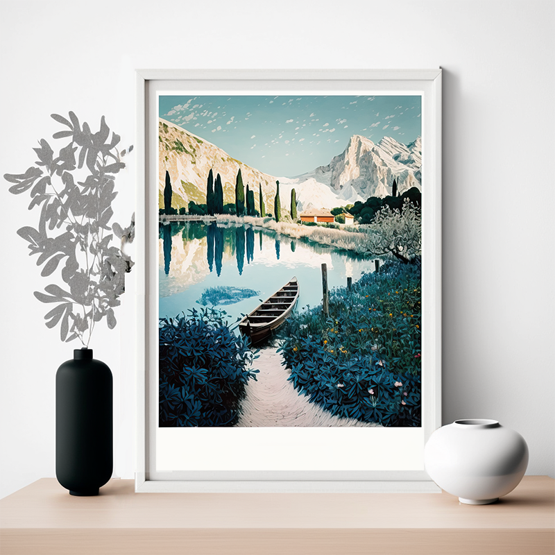 No.95 Snowy Mountains and Lakes
