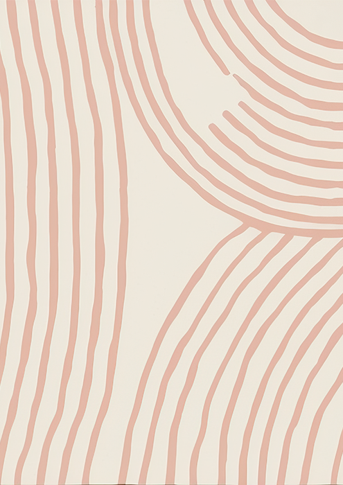 No.34 pink vortex art poster
