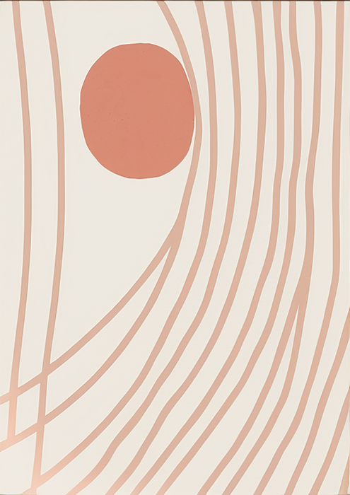 No.35 pink vortex_2 art poster
