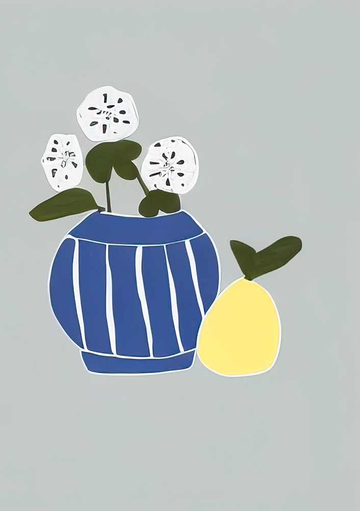 No.61 Vase and Fruits