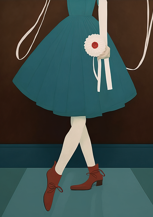 No.6 a girl art poster