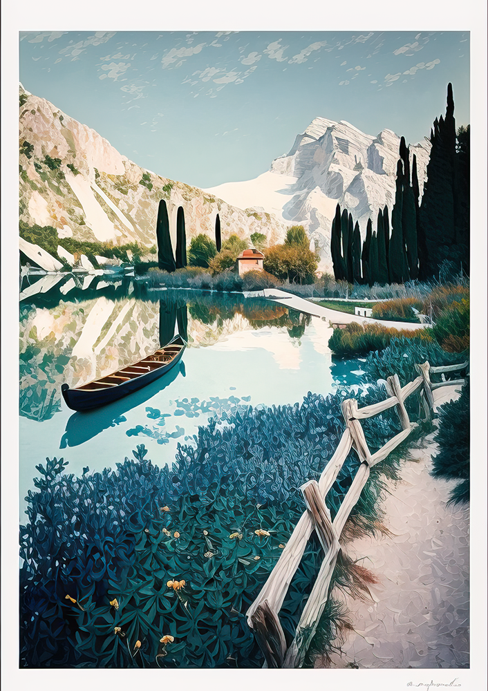 No.96 Snowy Mountains and Lakes#2