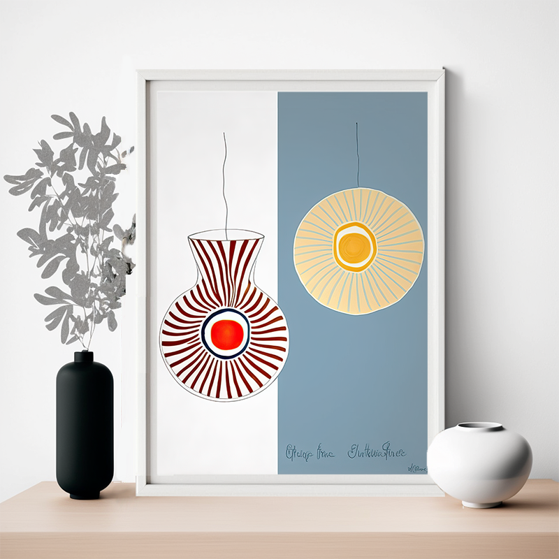 No.3 light art poster
