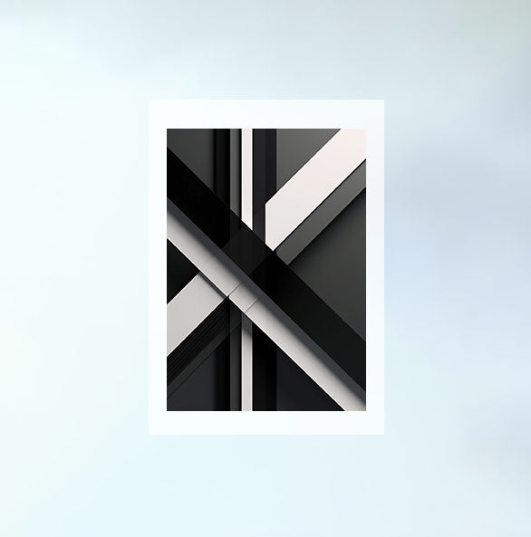 アブストラクト・エレガンスのアートポスター原画のみ設置イメージ