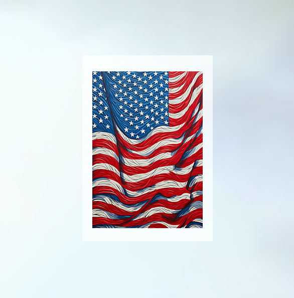 アメカジのアートポスター:American_casual_4d30 / 地図・都市_都市_のポスター画像フレーム無しの設置イメージ