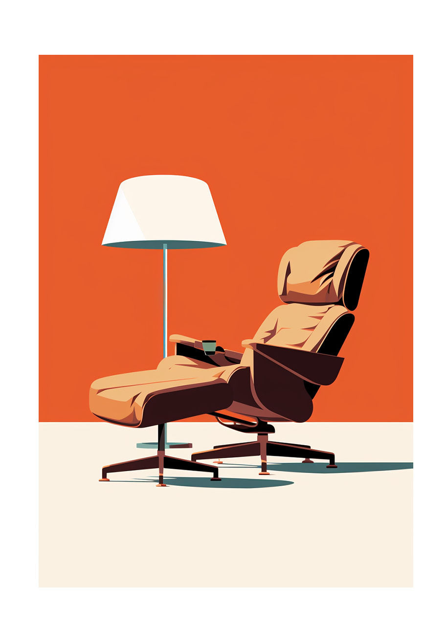 アメカジのアートポスター:American_casual_64d2 / 北欧_ポップ_地図・都市_都市_のポスター画像