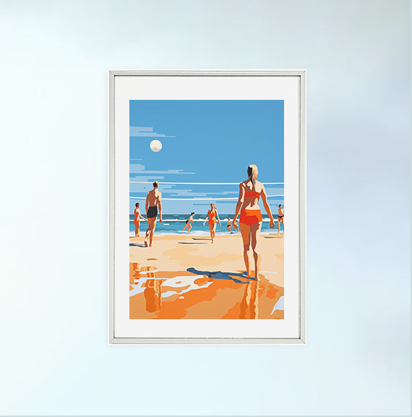 アメカジのアートポスター:American_casual_b8c4 / 地図・都市_都市_のポスター画像銀色のフレームイメージ