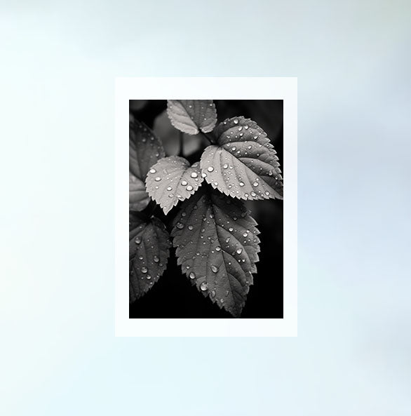 秋の紅葉のアートポスター原画のみ設置イメージ