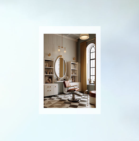 美しい装飾のアートポスター原画のみ設置イメージ