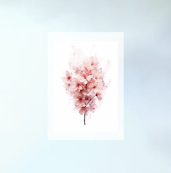 ブロッサミング・スプリングのアートポスター原画のみ設置イメージ