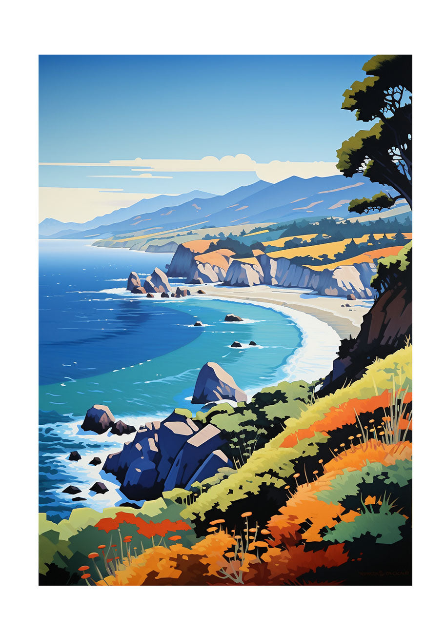カリフォルニアのアートポスター:California_9ee8 / 地図・都市_都市_のポスター画像