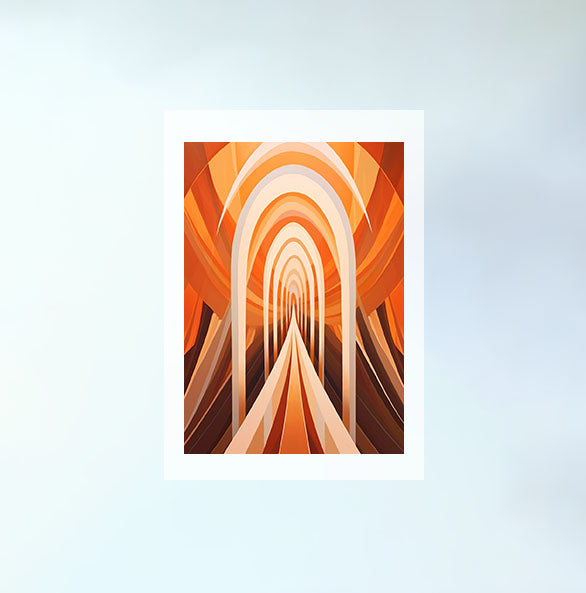 天空のドリームスケープのアートポスター原画のみ設置イメージ