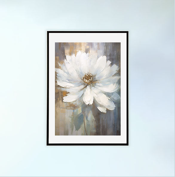 天空のドリームスケープのアートポスター黒フレームあり