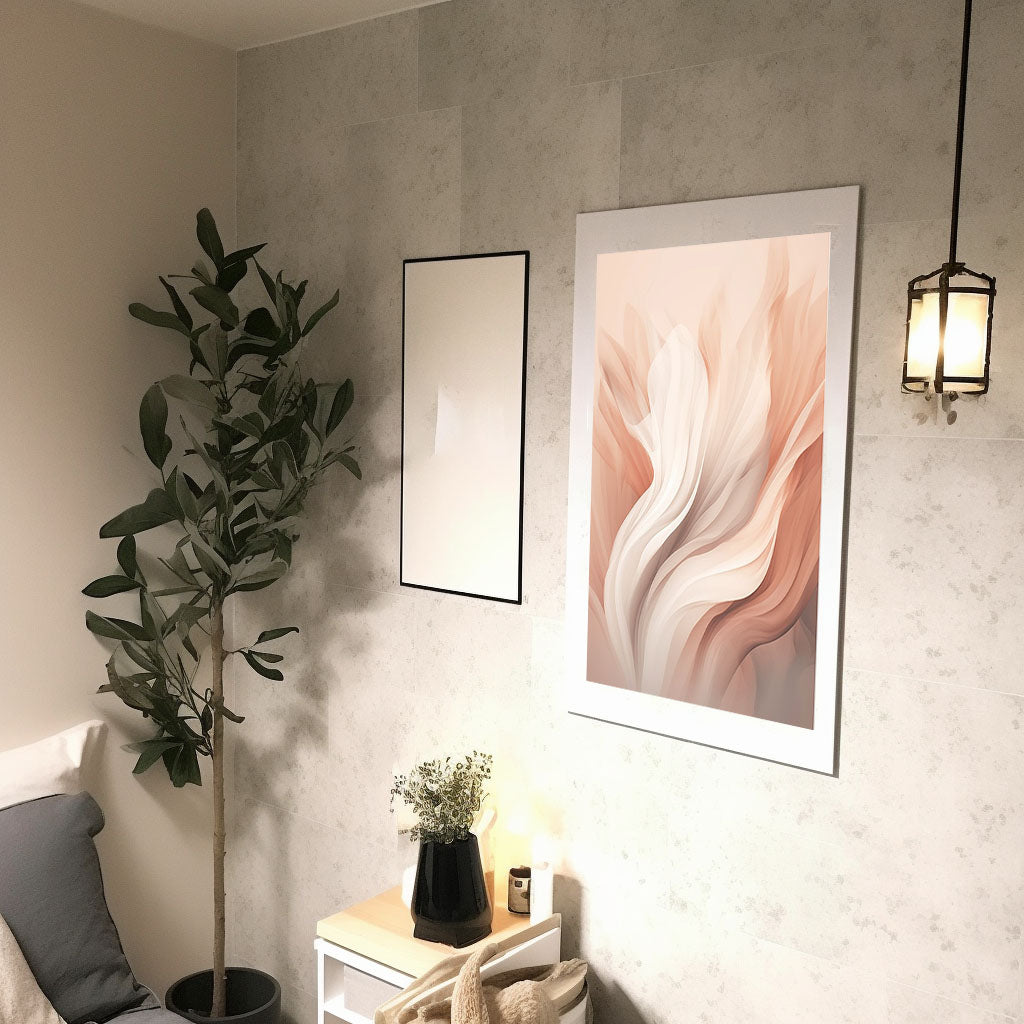 天空のドリームスケープのアートポスター廊下配置イメージ