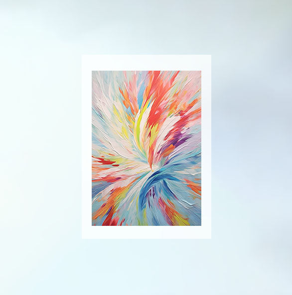 天空のドリームスケープのアートポスター原画のみ設置イメージ