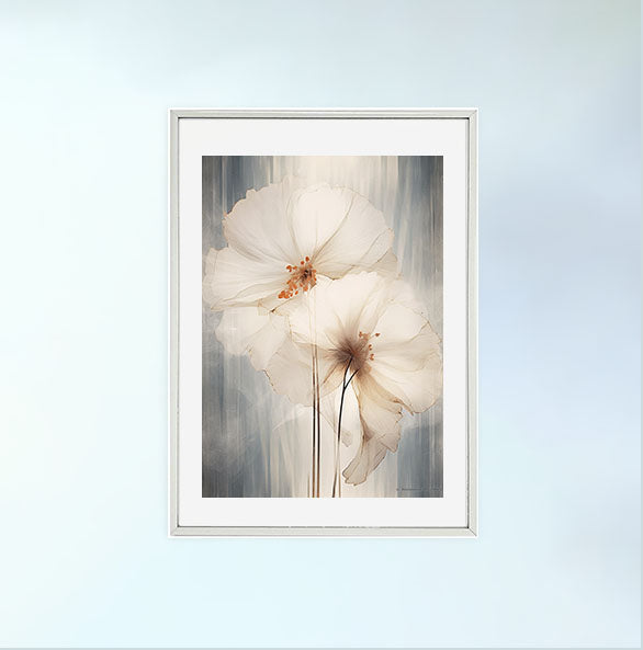 天空のドリームスケープのアートポスター銀フレームあり