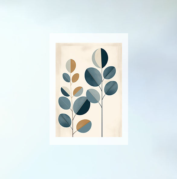 ビカクシダのアートポスター:Eupatorium_makinoi_f703 / 北欧_ポップ_植物__のポスター画像フレーム無しの設置イメージ