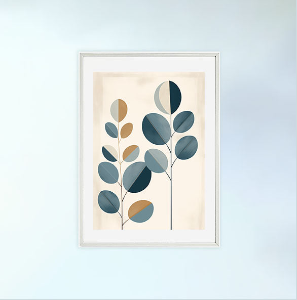 ビカクシダのアートポスター:Eupatorium_makinoi_f703 / 北欧_ポップ_植物__のポスター画像白いフレーム