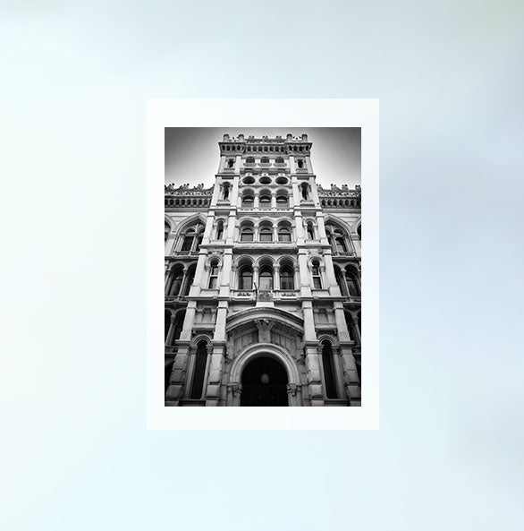 ヨーロッパの建築のアートポスター原画のみ設置イメージ