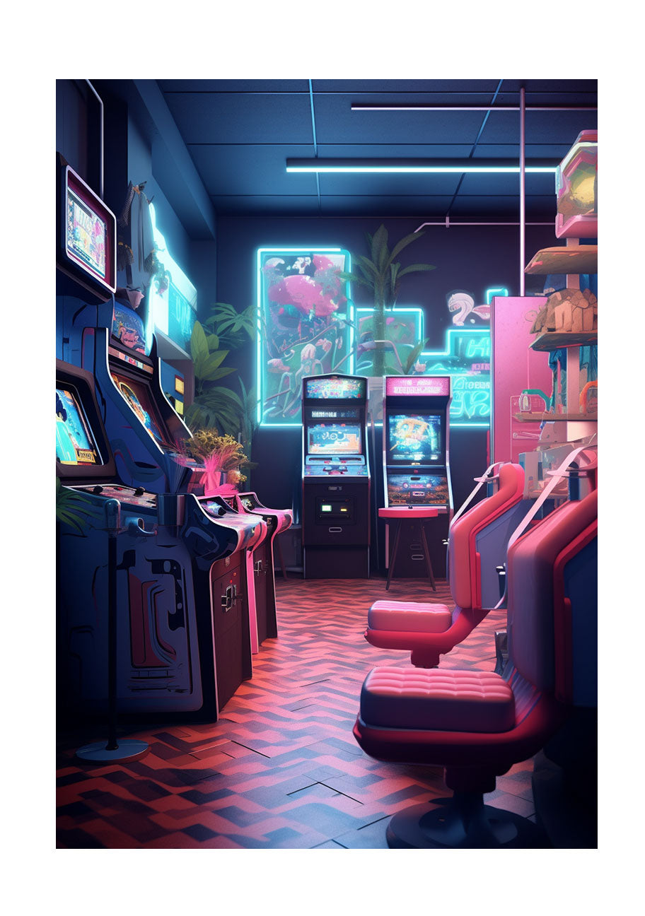 ゲームのキャラクターのアートポスター原画のみ