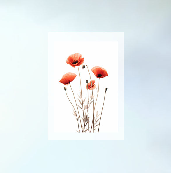 ジオメトリック・ユーフォリアのアートポスター原画のみ設置イメージ