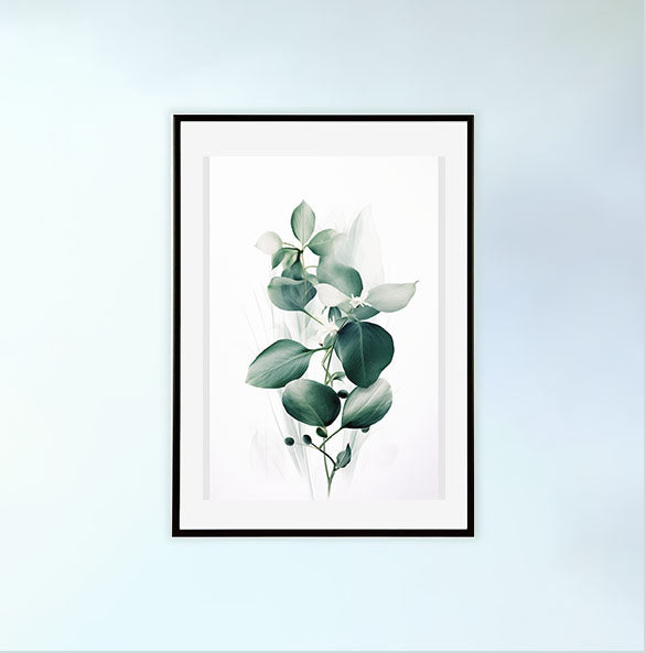 ジオメトリック・ユーフォリアのアートポスター黒フレームあり