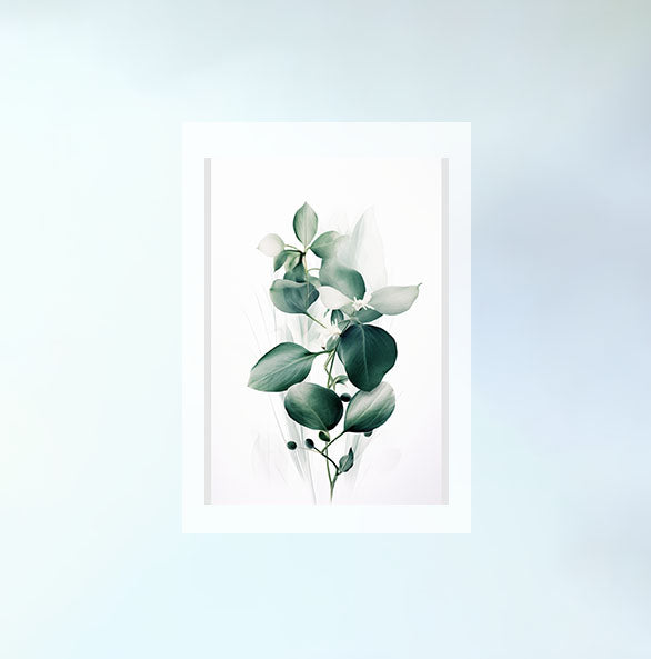 ジオメトリック・ユーフォリアのアートポスター原画のみ設置イメージ