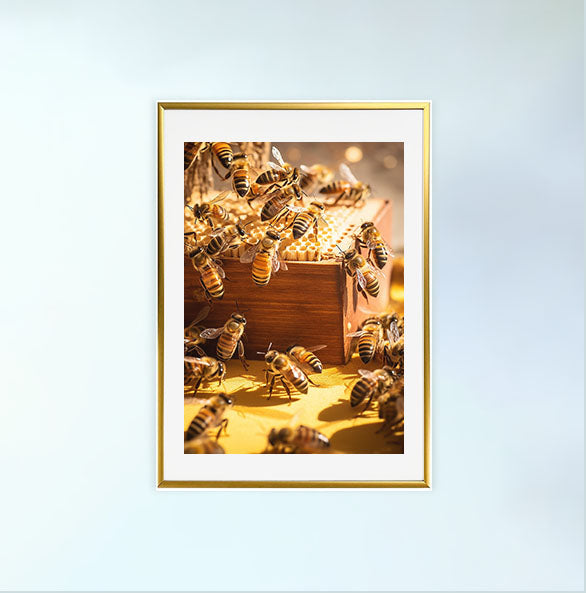 ハーモニアス ビーハイブ(Harmonious Beehiveのアートポスター金フレームあり