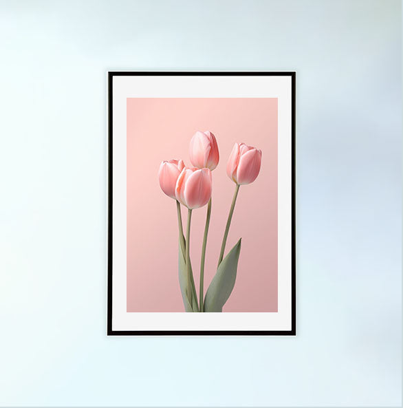 マジェスティックマグノリアのアートポスター黒フレームあり