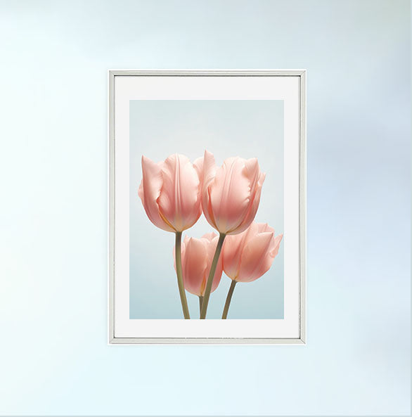 マジェスティックマグノリアのアートポスター銀フレームあり