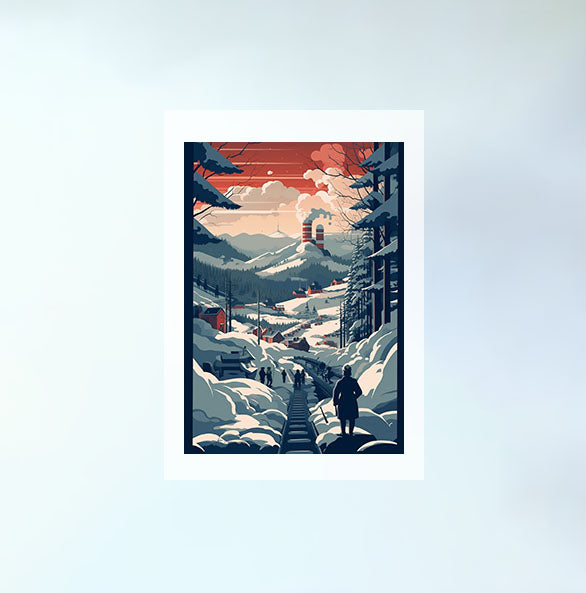 軍隊のシーンのアートポスター原画のみ設置イメージ