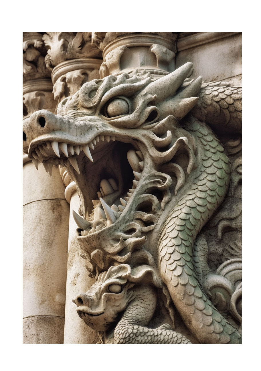 ミスティカルドラゴンのアートポスター原画のみ