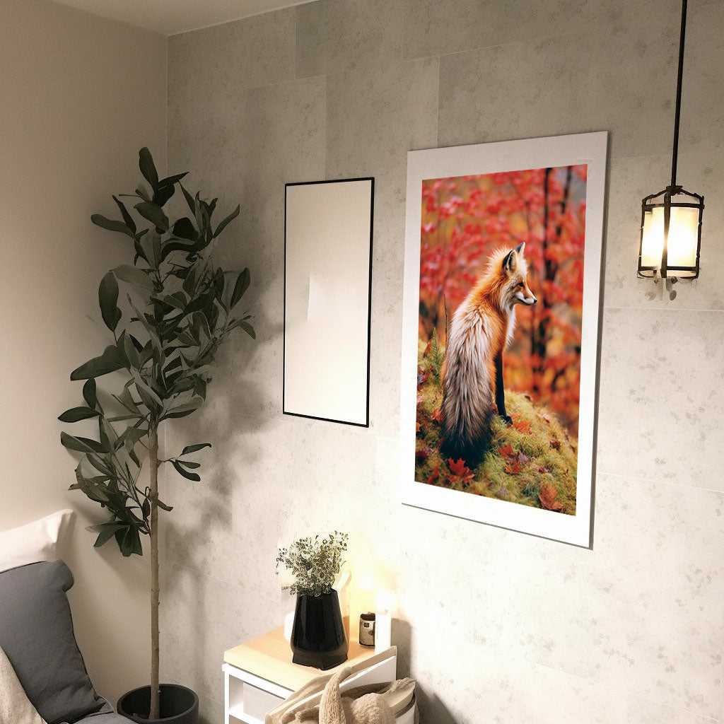 ノーブルホースのアートポスター廊下配置イメージ