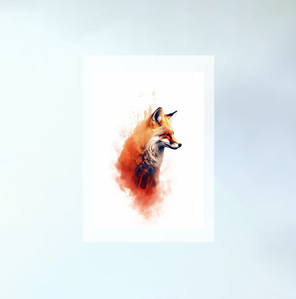 ノーブルホースのアートポスター原画のみ設置イメージ