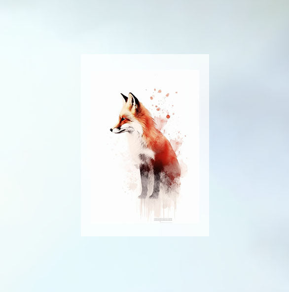 ノーブルホースのアートポスター原画のみ設置イメージ