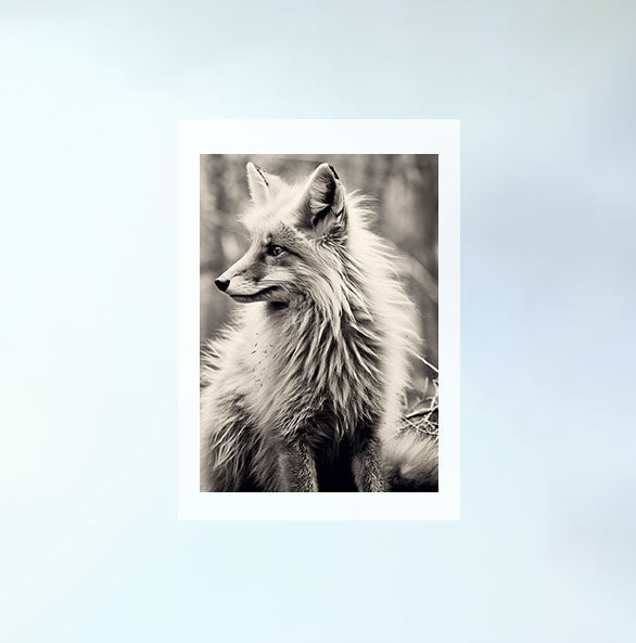 ノーブルホースのアートポスター原画のみ設置イメージ