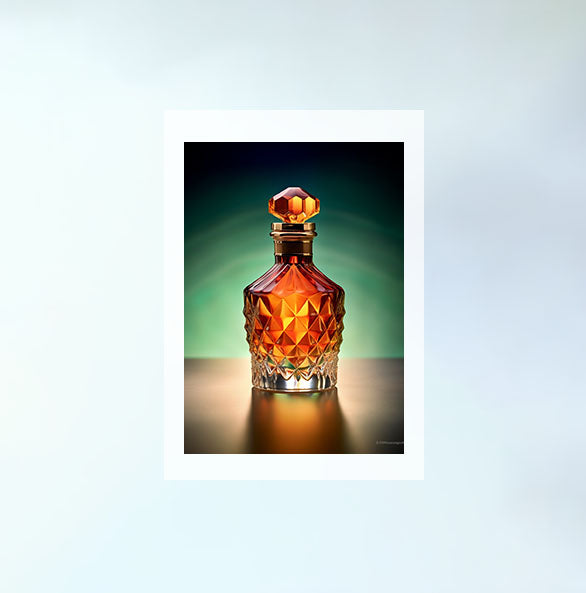 パフュームボトルのアートポスター原画のみ設置イメージ