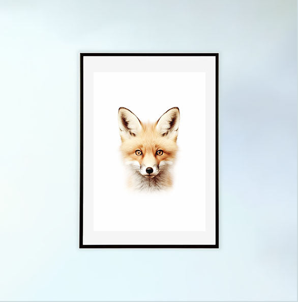 聖なるイチジクの木のアートポスター黒フレームあり