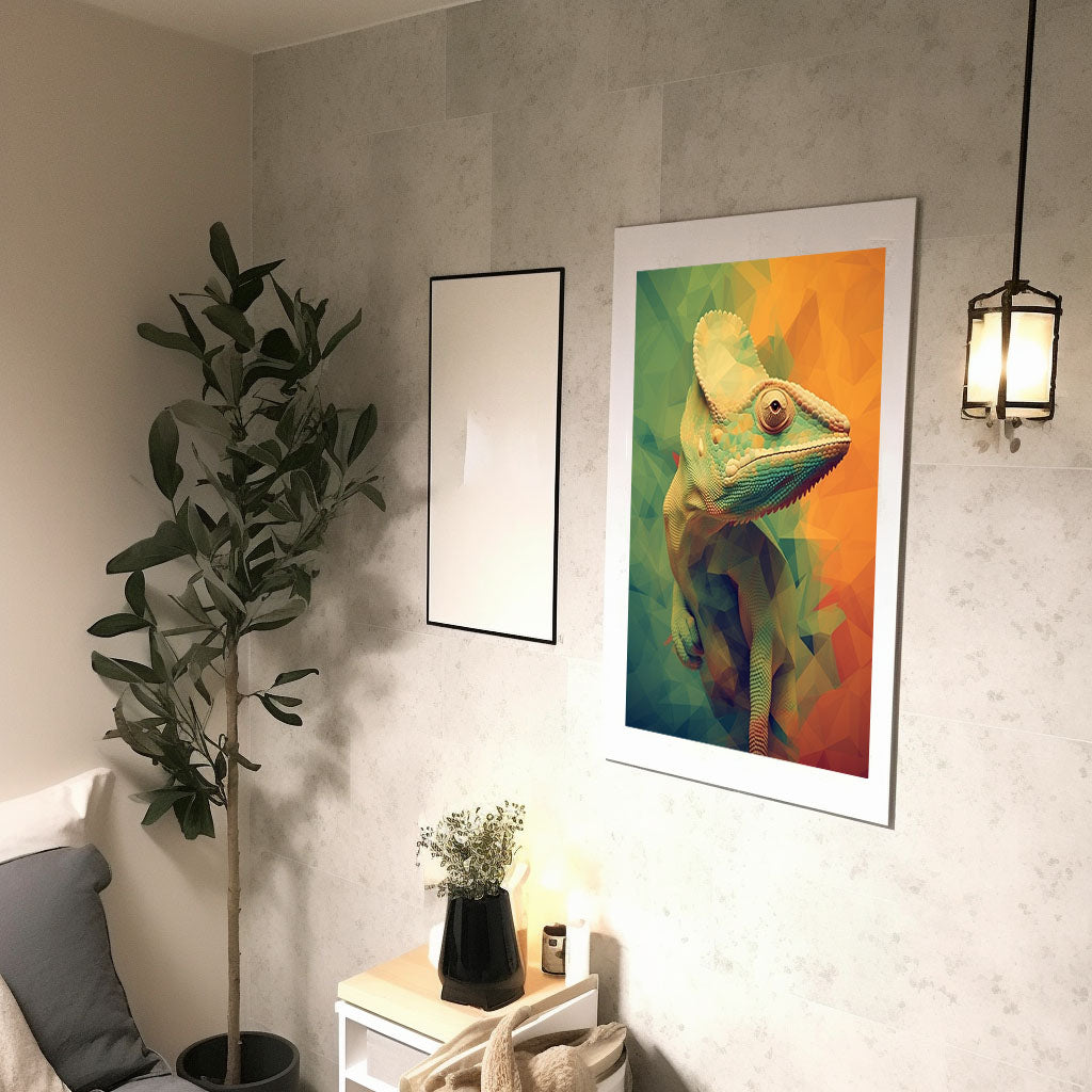 聖なるイチジクの木のアートポスター廊下配置イメージ