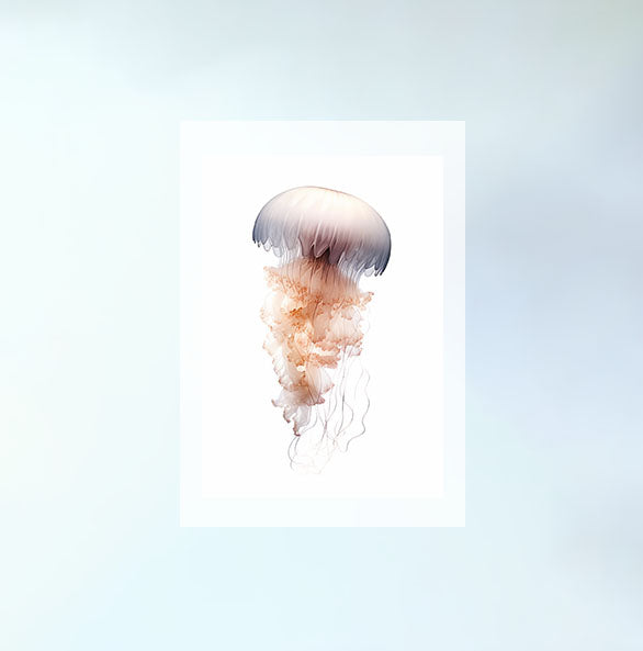 セレーネ・ジェリーフィッシュのアートポスター原画のみ設置イメージ