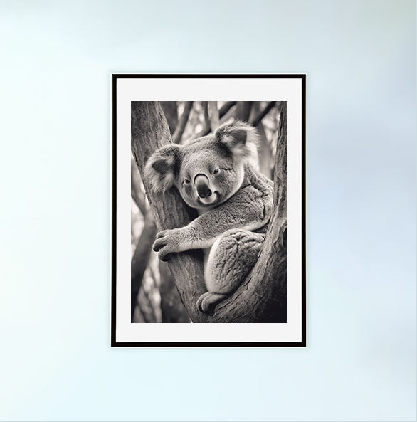 セレーネコアラズのアートポスター黒フレームあり