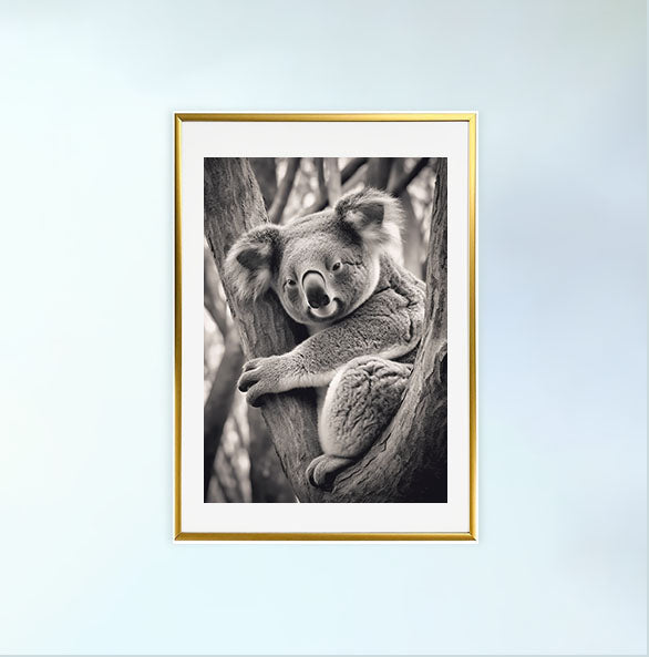 セレーネコアラズのアートポスター金フレームあり