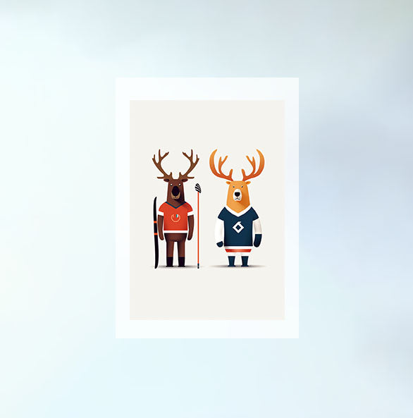 スポーツのアクションショットのアートポスター原画のみ設置イメージ