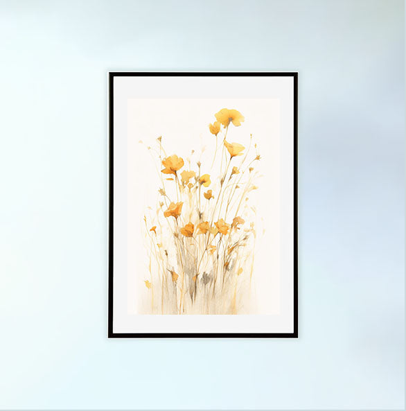 サンライトメドウズのアートポスター黒フレームあり
