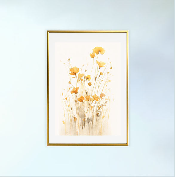 サンライトメドウズのアートポスター金フレームあり